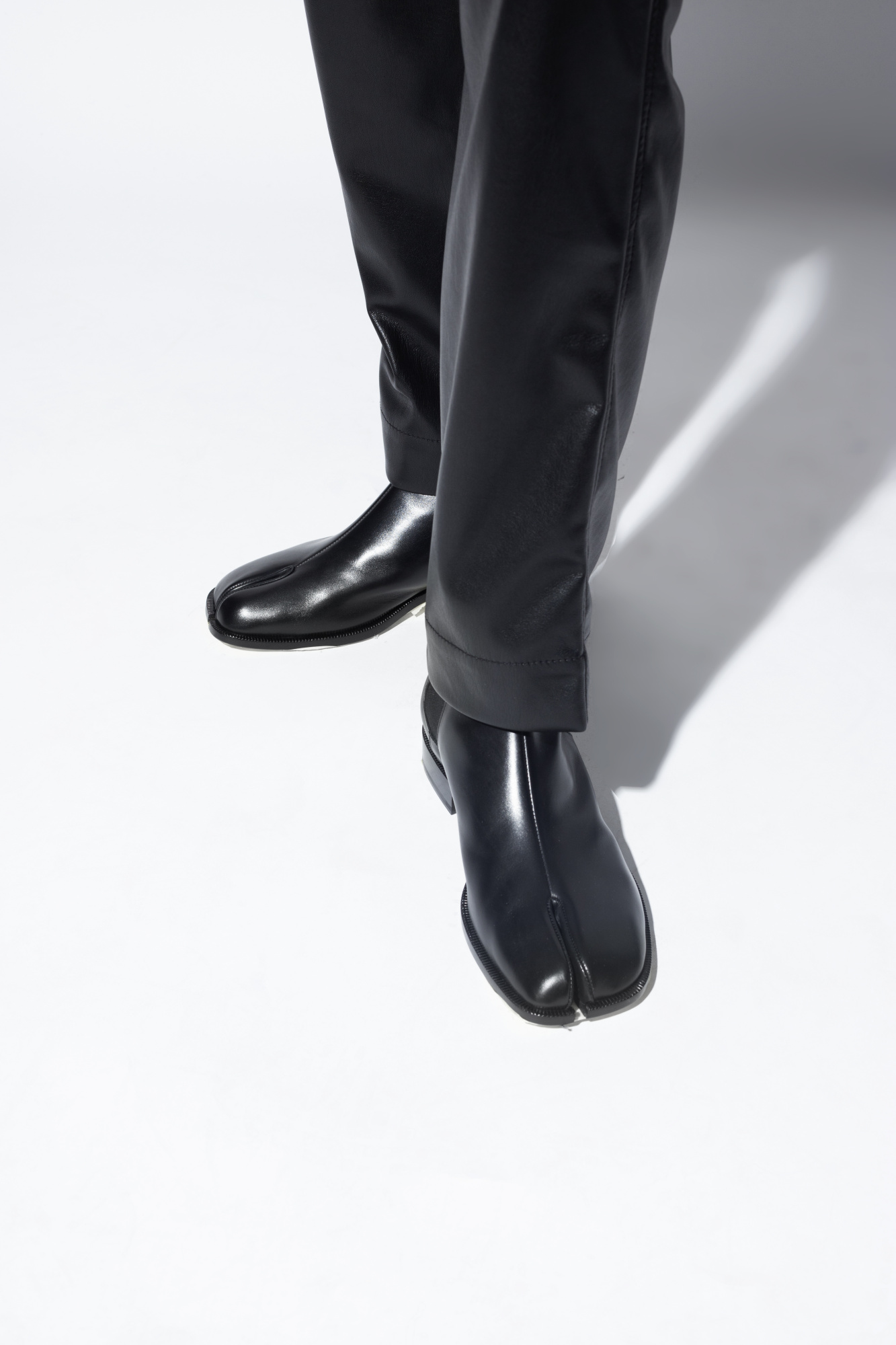 Black 'Tabi' split-toe ankle boots Maison Margiela - Vitkac GB